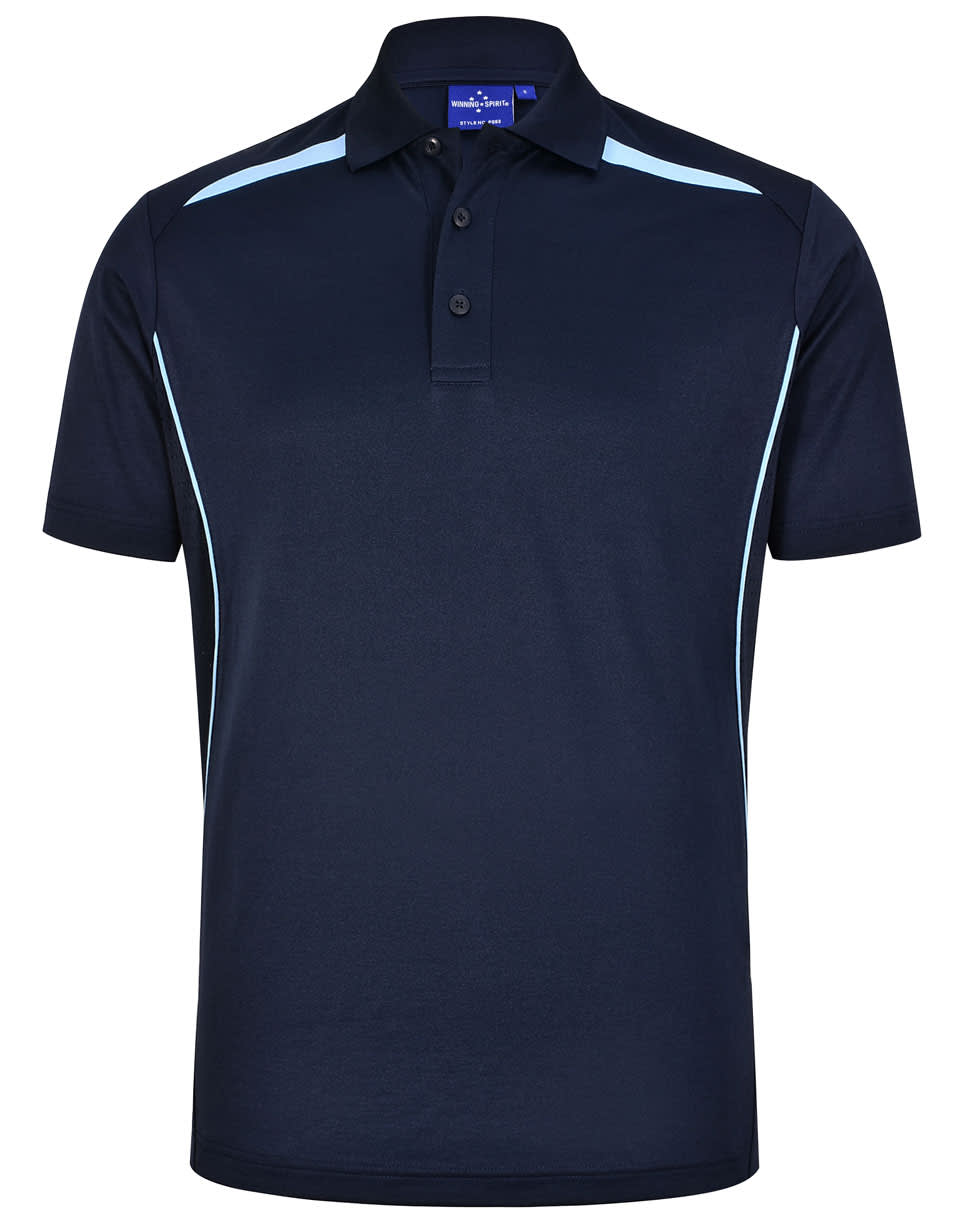 Men's Sustainable Poly/Cotton Contrast S/S Polo - Image 16