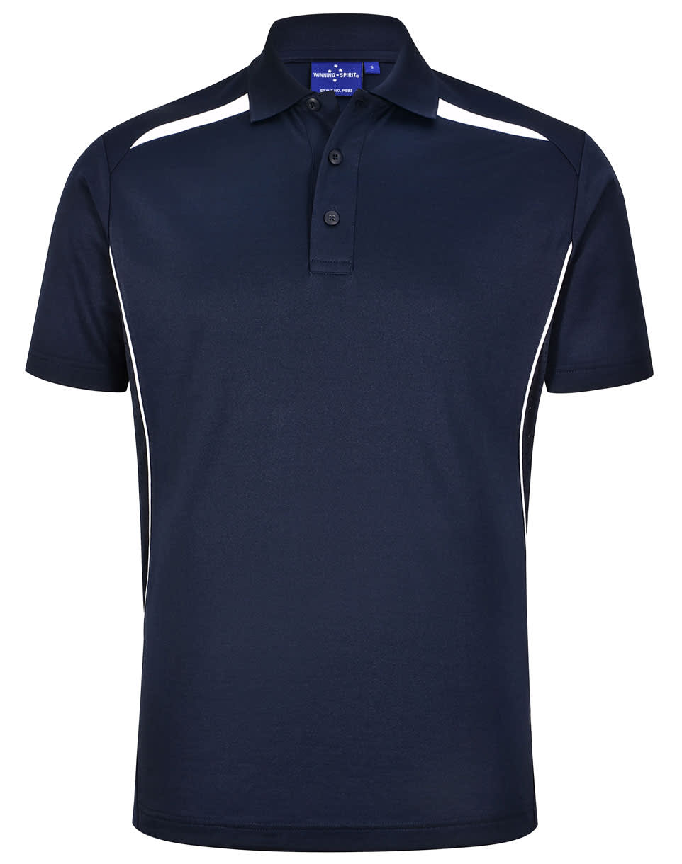 Men's Sustainable Poly/Cotton Contrast S/S Polo - Image 17