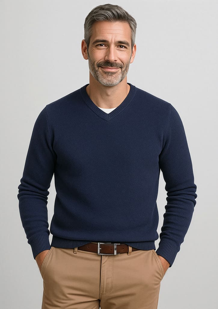 Mens Osaka Pineapple Knit Jumper - Image 4