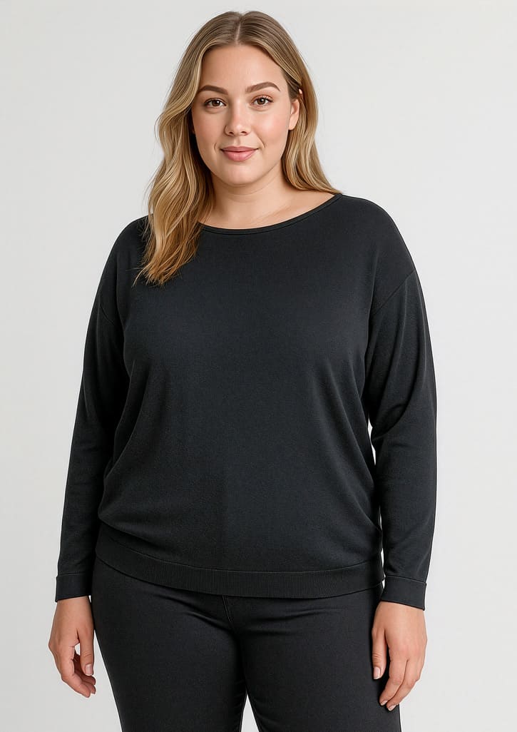 Womens Skye Batwing Sweater Top - Image 4