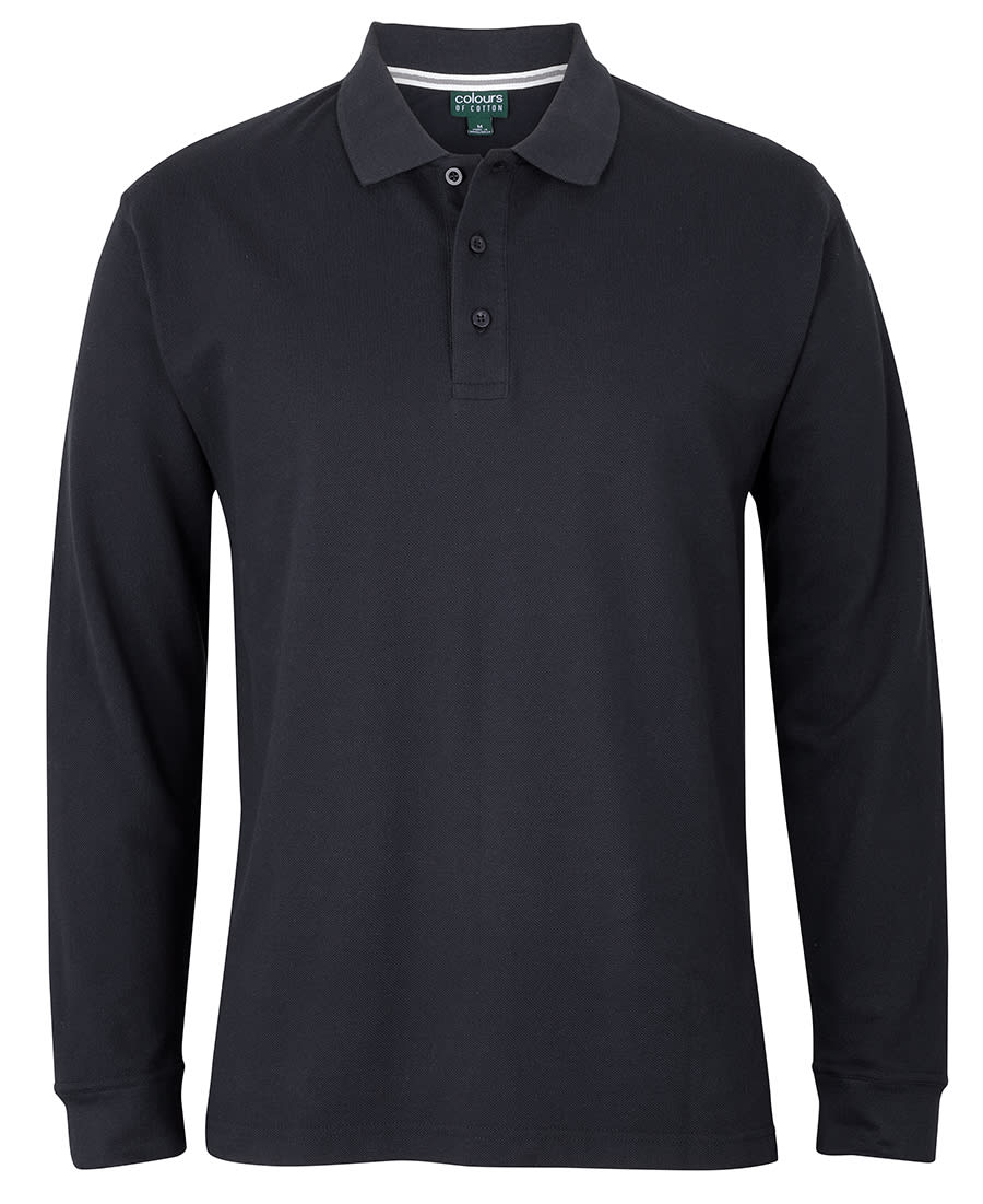 C of C L/S Pique Polo - Image 3