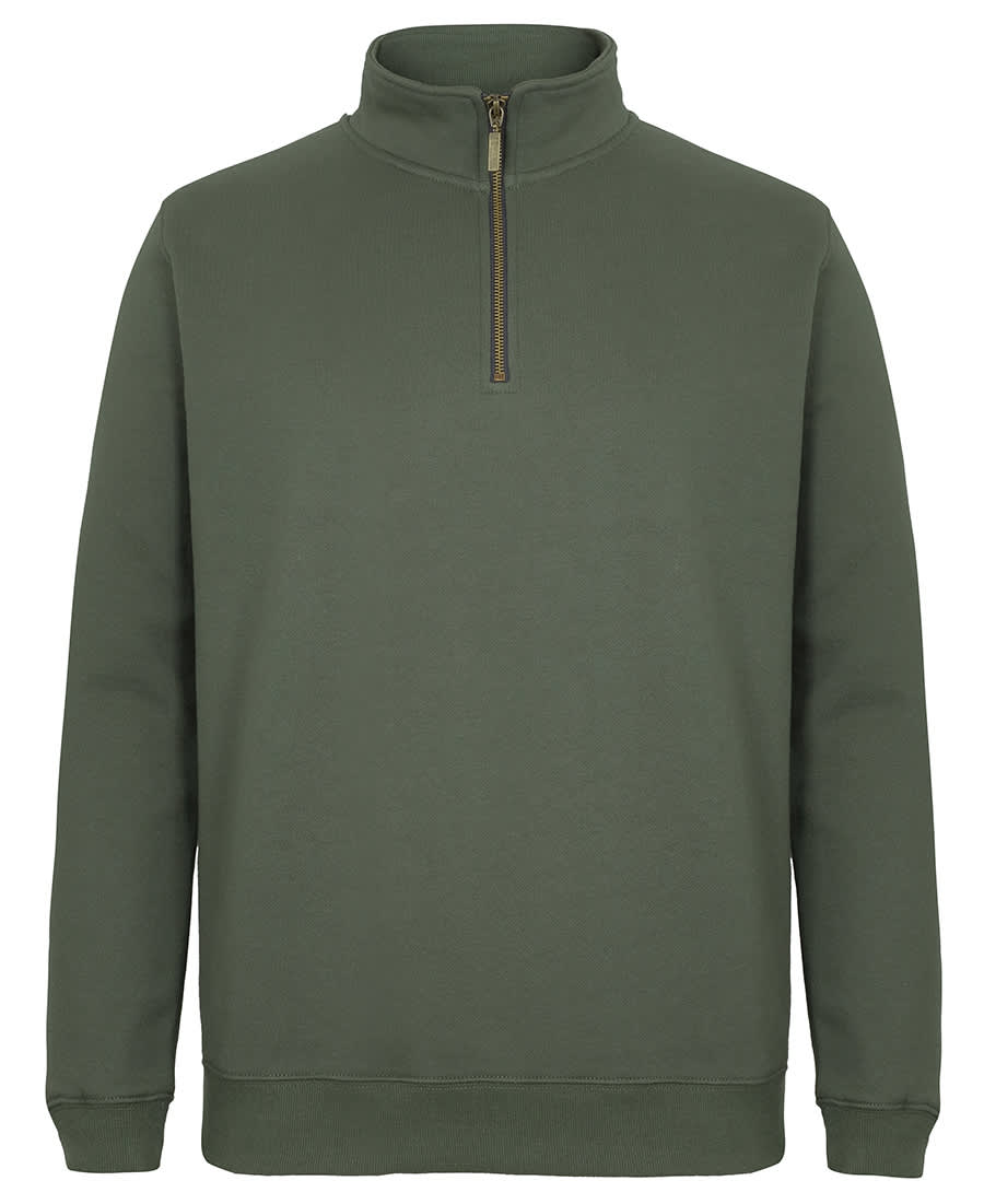 C of C Brass 1/2 Zip Sweat - Image 3