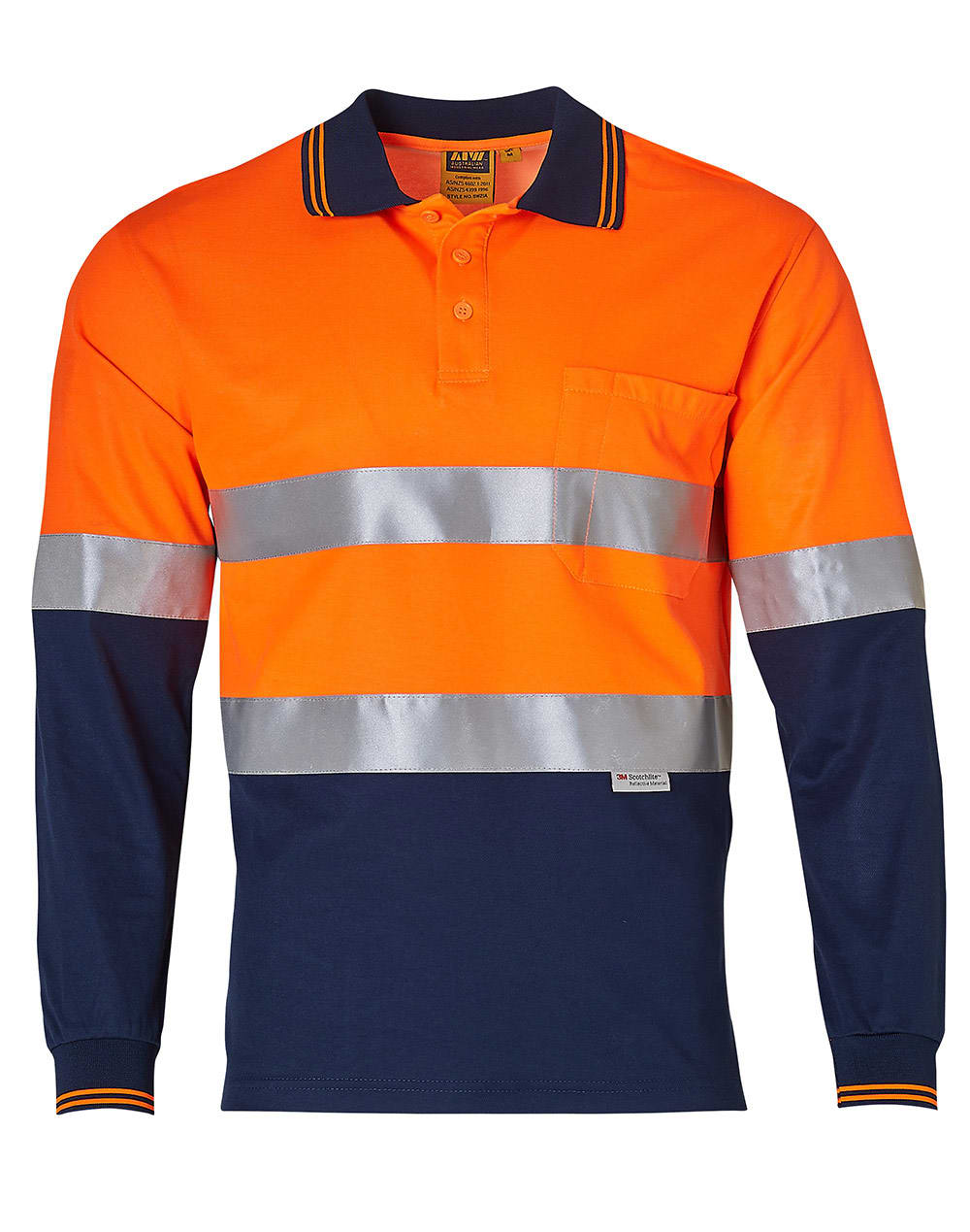 Men's Truedry Safety L/S 3M tape - Image 3
