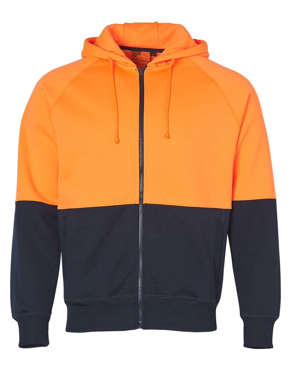 Hi-Vis Two Tone Fleecy Hoodie - Image 3