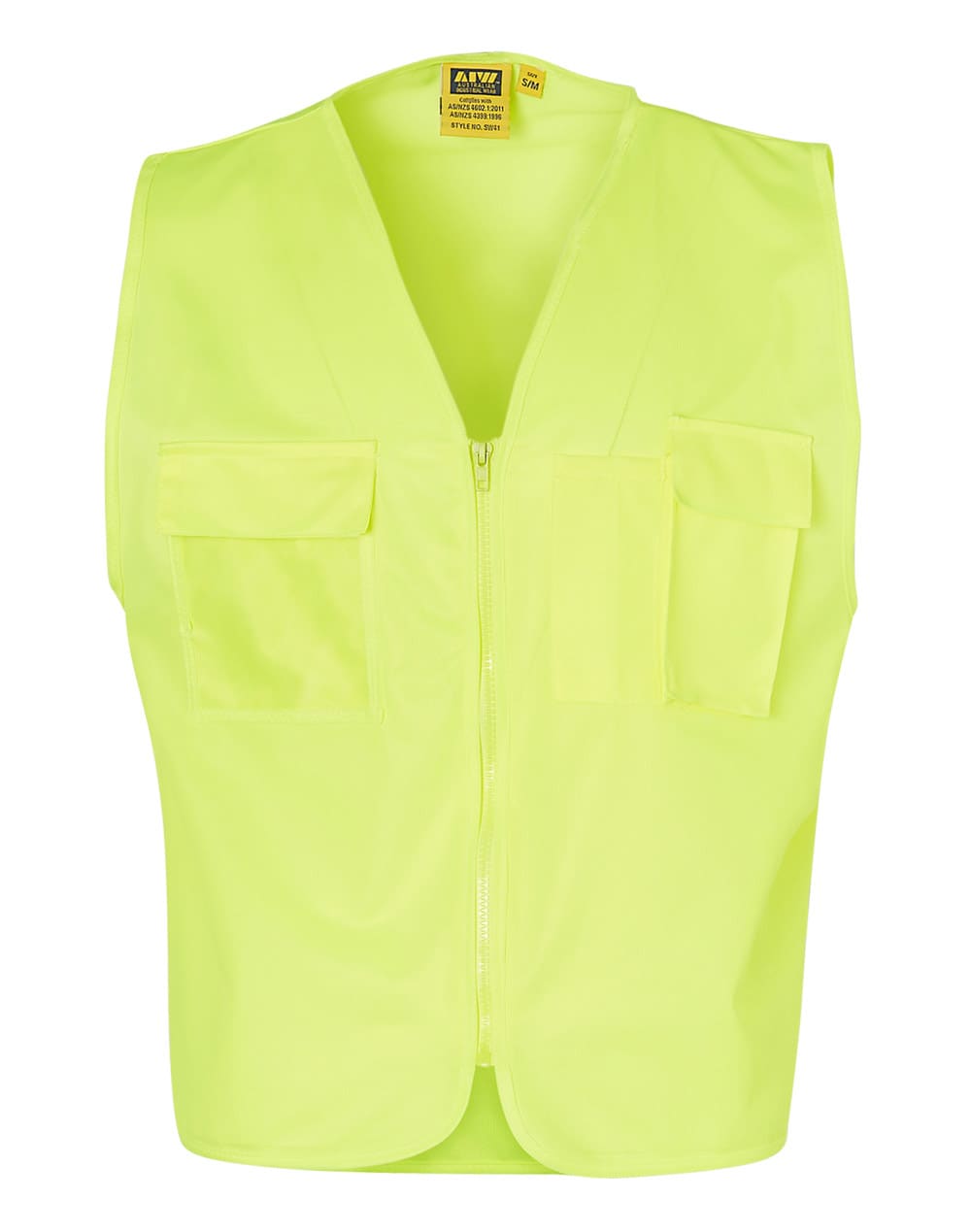Hi-Vis Safety Vest with ID Pocket - Image 3