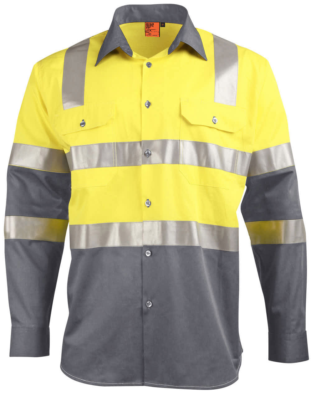 Biomotion Two Tone Safety Shirt With X Tape - Image 4