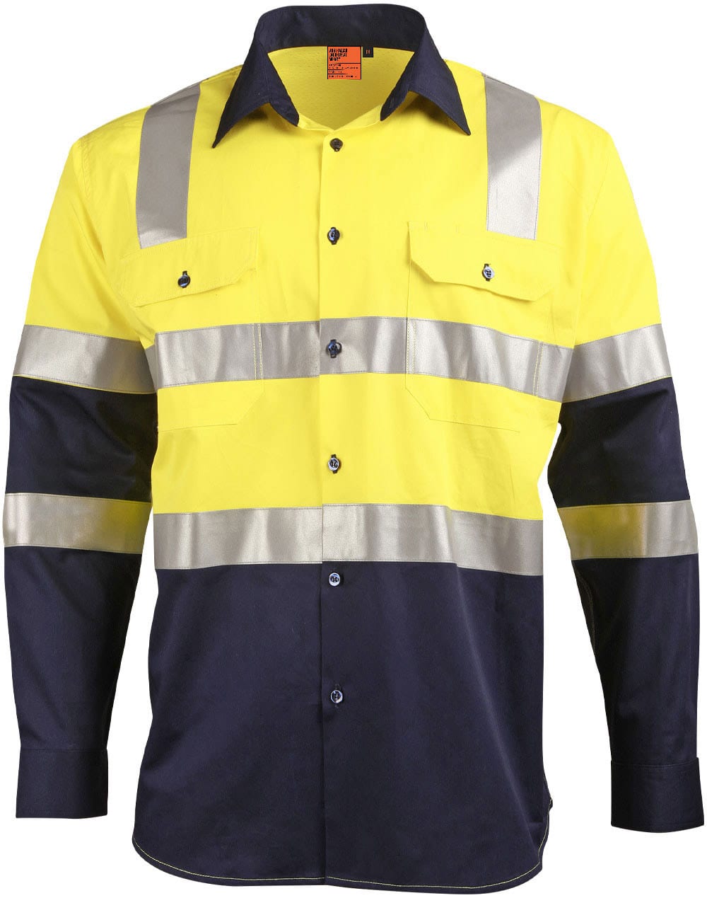 Biomotion Two Tone Safety Shirt With X Tape - Image 5