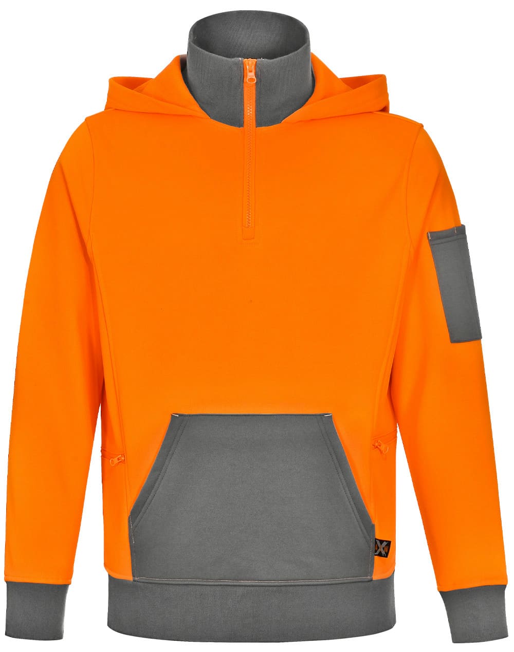 Hi-Vis Premium Fleece Two Tone Hoodie - Image 3