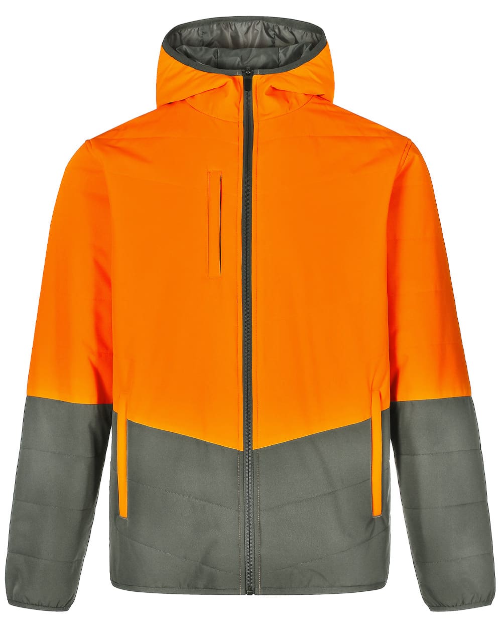 Hi-Vis Quilted Two Tone Safety Jacket - Image 3