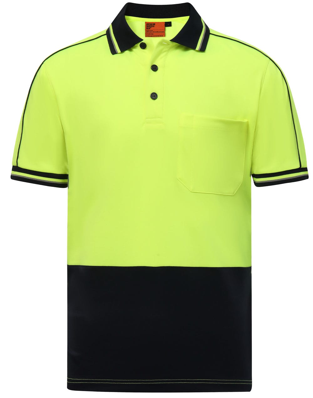 Hi-Vis Sustainable Cool-Breeze Truedry Safety S/S Polo - Image 4