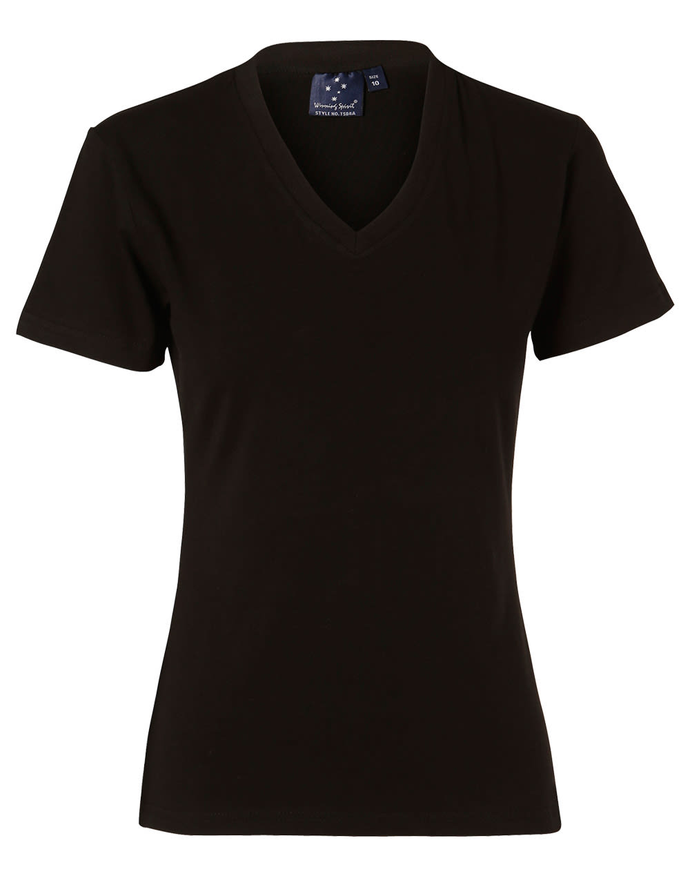 Ladies' V-Neck S/S Tee - Image 3