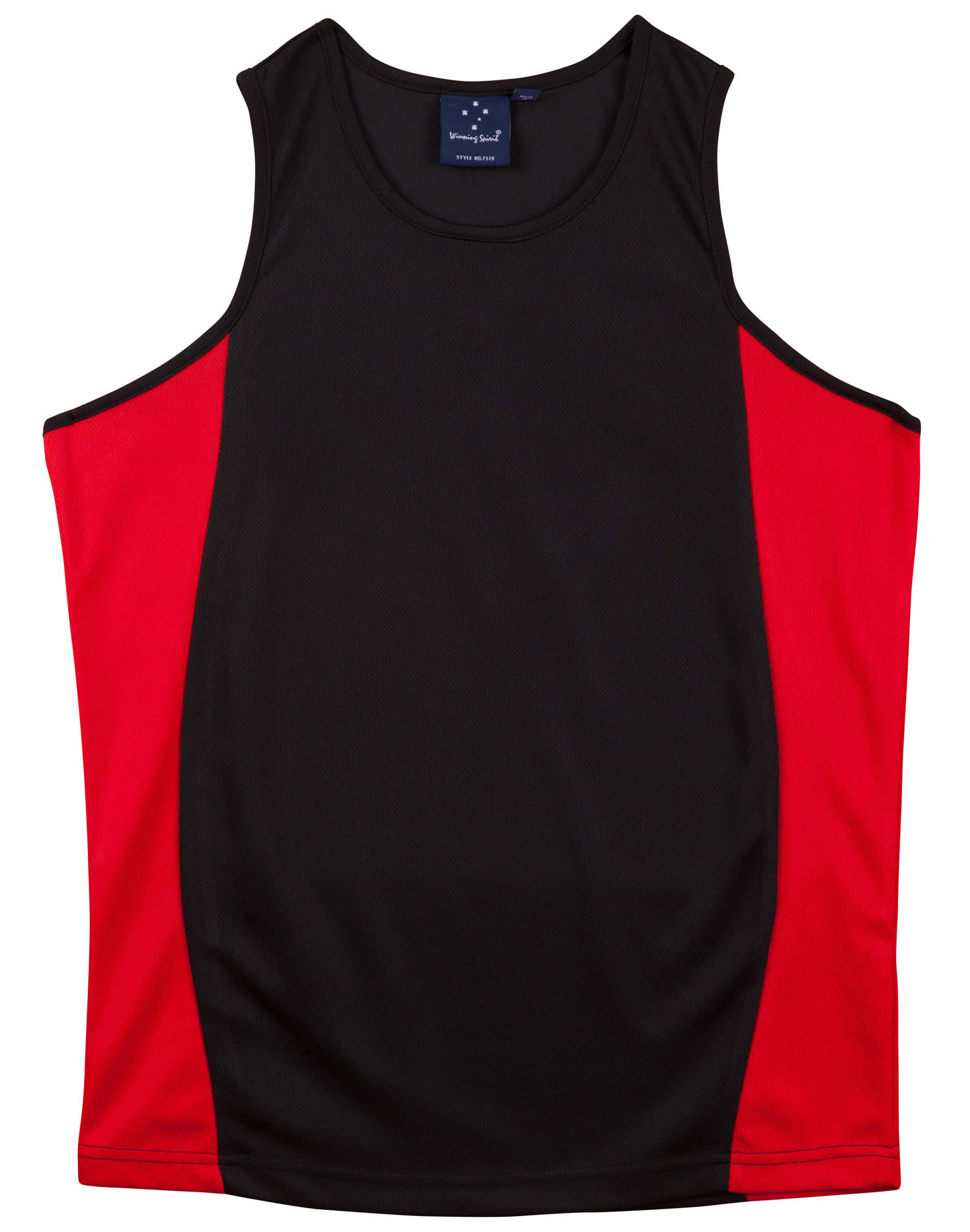 Men's Truedry Contrast Mesh Singlet - Image 3