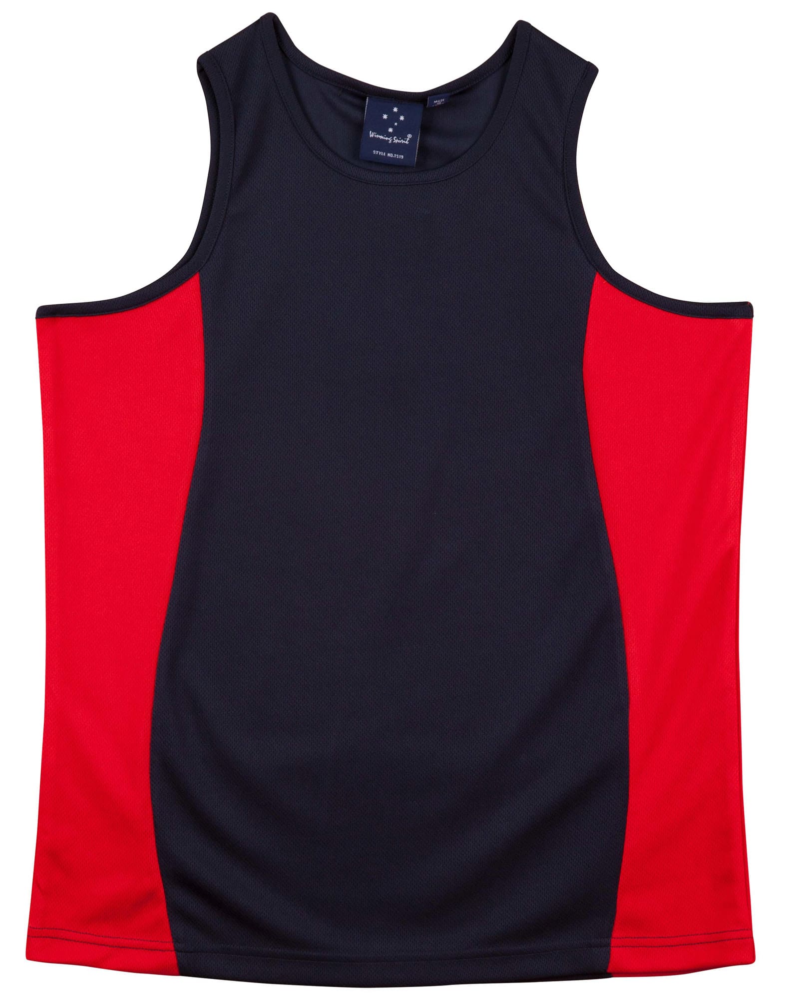 Men's cooldry contrast mesh singlet - Image 8