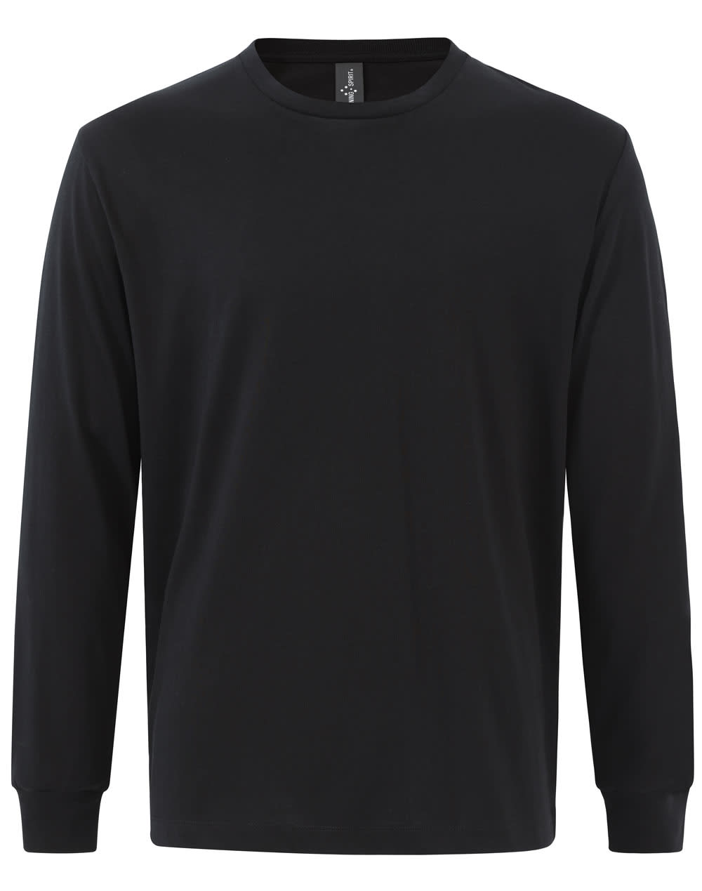 Men's Premium Cotton Face L/S Tee Shirt - Image 3