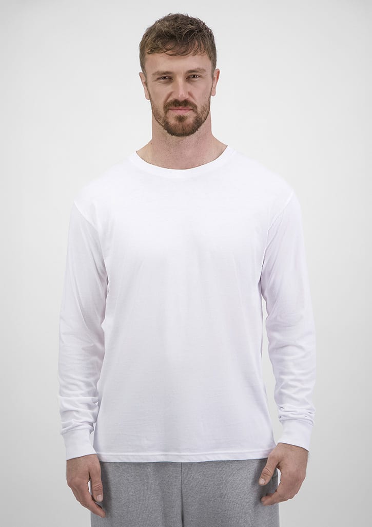 Mens Basis Long Sleeve Tee - Image 5
