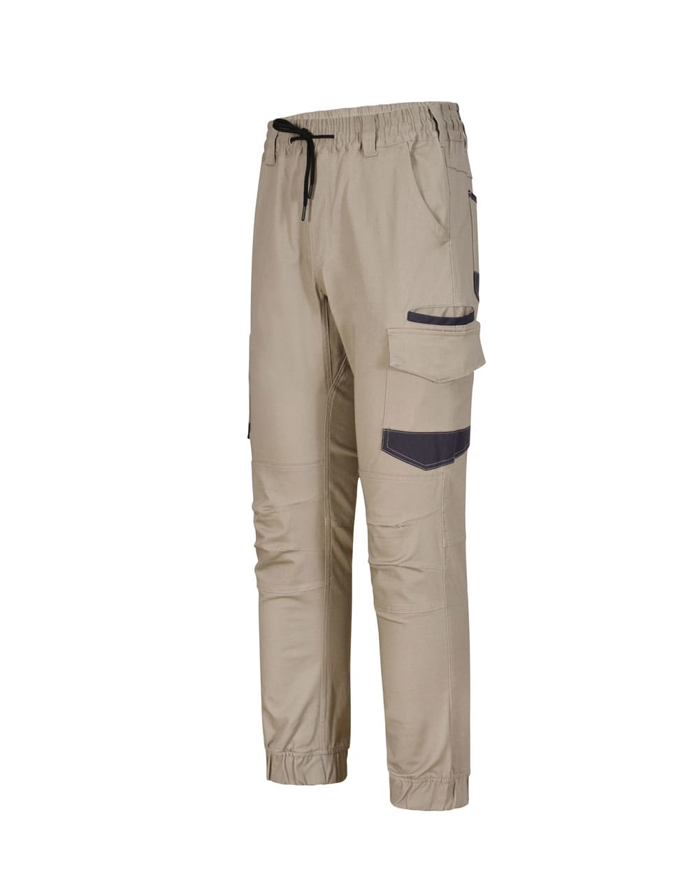 Unisex Cotton Stretch Drill Cuffed Work Pants - Image 5